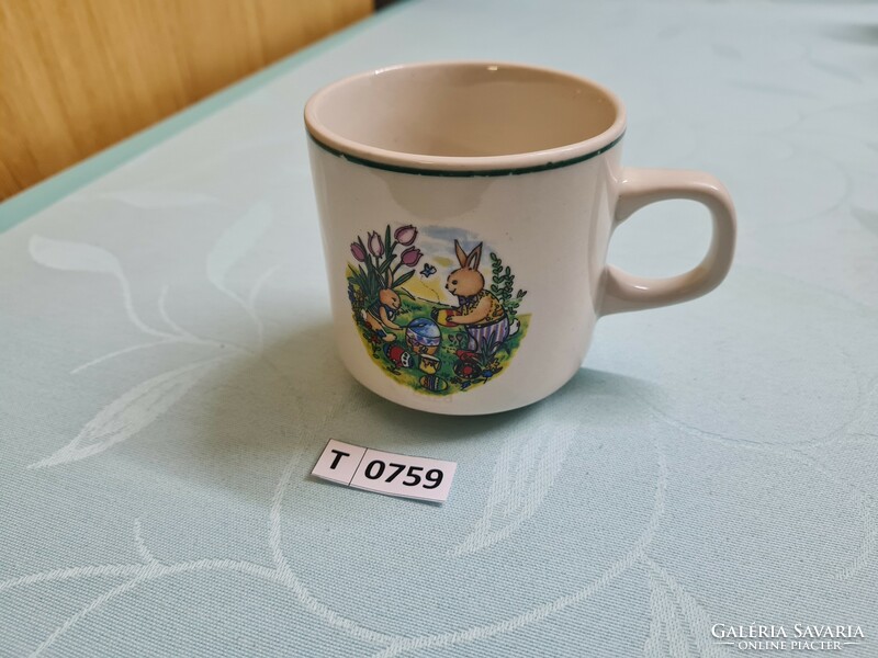 T0759 vier jahreszeiten bunny mug