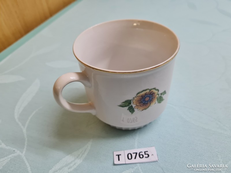 T0765 dubi flower Czechoslovakian mug