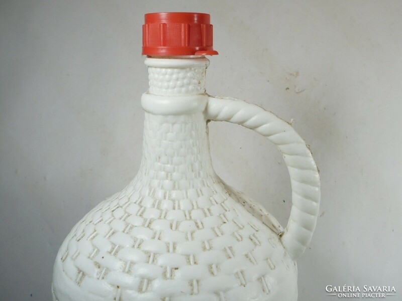 Demizson - plastic water bottle with a braided pattern