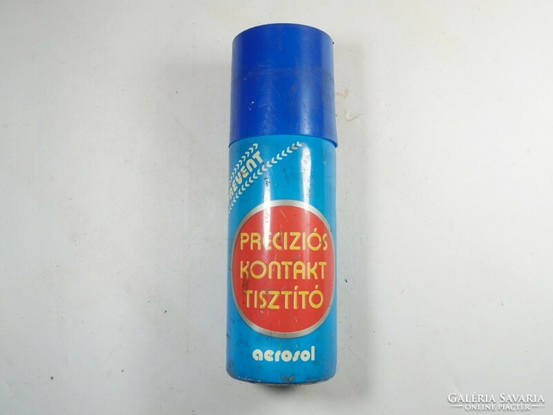 Retro precision contact cleaner aerosol spray bottle box medicinal chemistry from the 1970s-80s