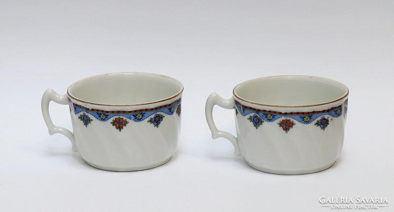 Old charming Zsolnay cups, 4 pcs