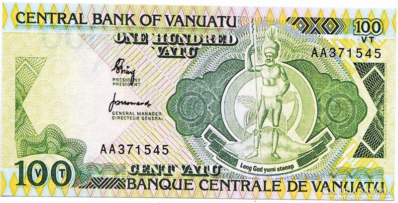 Vanuatu 100 vanuatu vatu 1982 replica