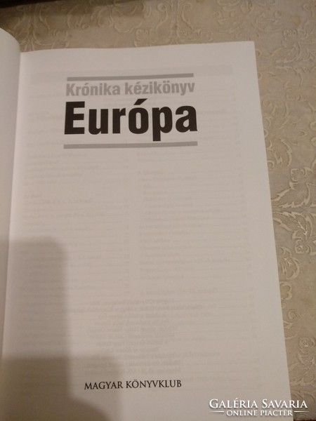 Krónika kézikönyv, Európa, ajánljon!