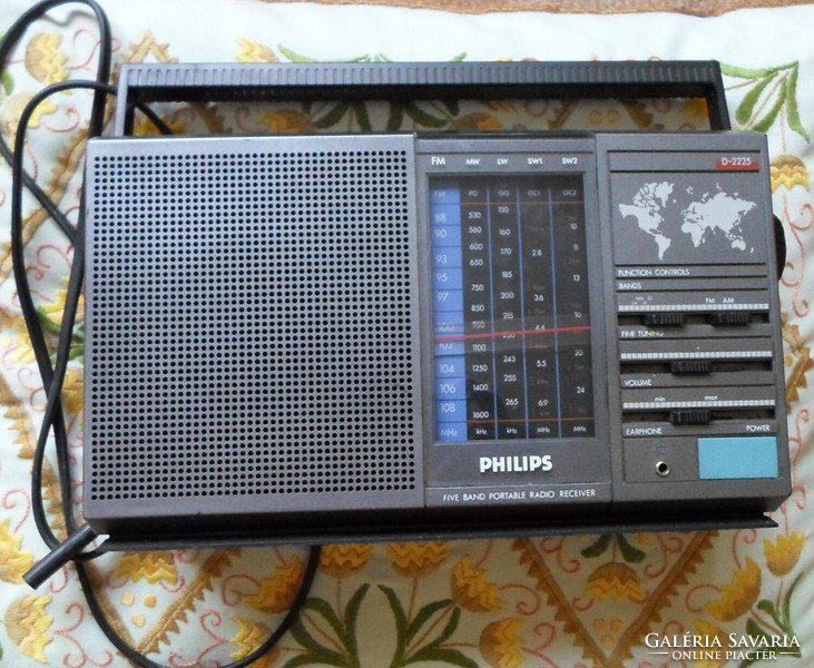 Philips d2225 retro radio (1980s)