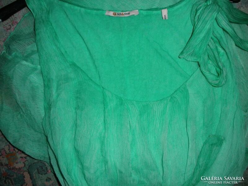 Silk, 100% hernyóselyem ruha, zöld