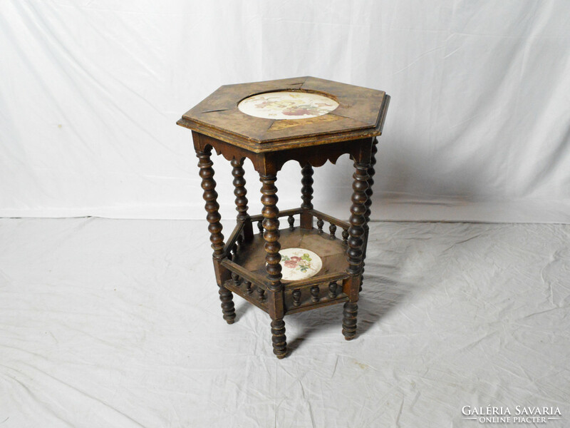 Antique Neo-Renaissance flower stand (restored)