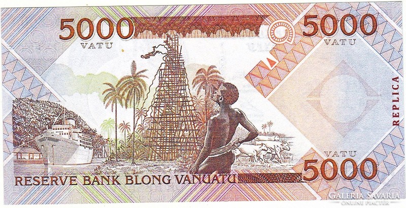 Vanuatu 5000 Vanuatu vatu 2006 REPLIKA