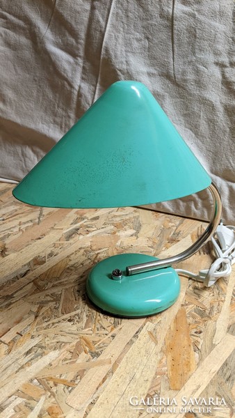Türkiz lengyel design lámpa