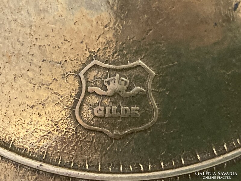 Gilde marked copper bowl