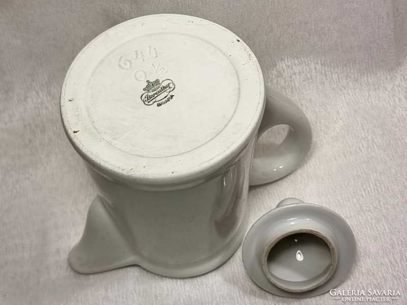 Bareuther Bavaria festetlen porcelán kávéskanna,(0,5 l) WW2 korszaka 1940-es évek.