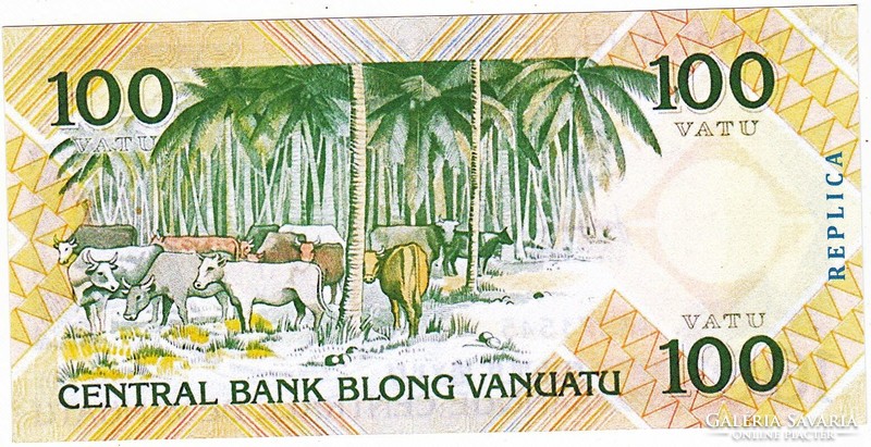 Vanuatu 100 Vanuatu vatu 1982 REPLIKA