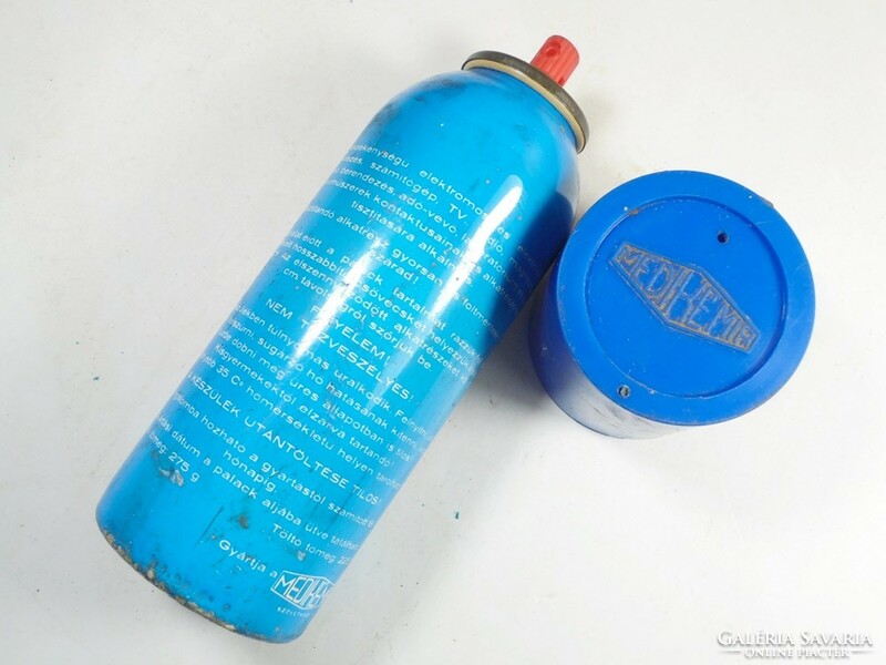 Retro Preciziós Kontakt Tisztító Aerosol spray flakon doboz Medikémia 1970-80-as évekből