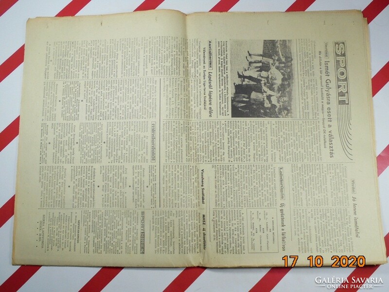 Old retro newspaper - People's Freedom - April 30, 1971 - XXIX. Grade 101. Number - birthday present