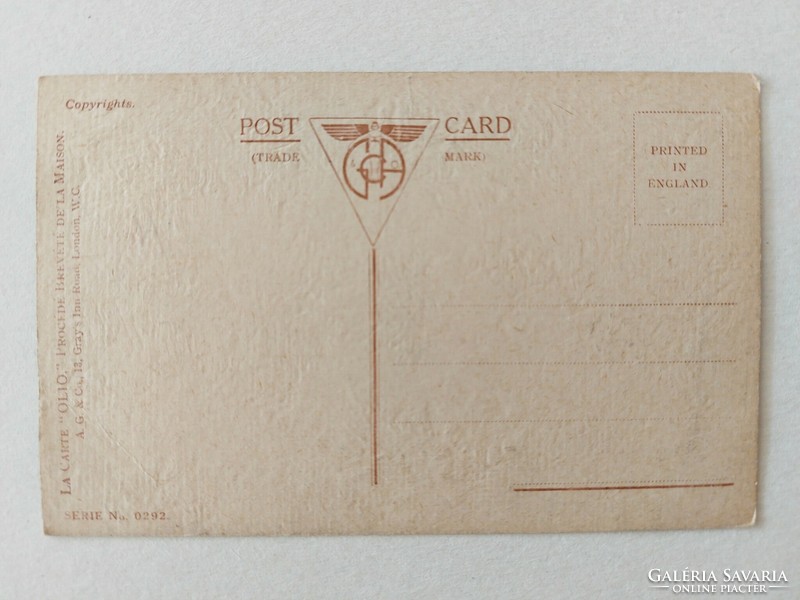 Régi képeslap levelezőlap tájkép