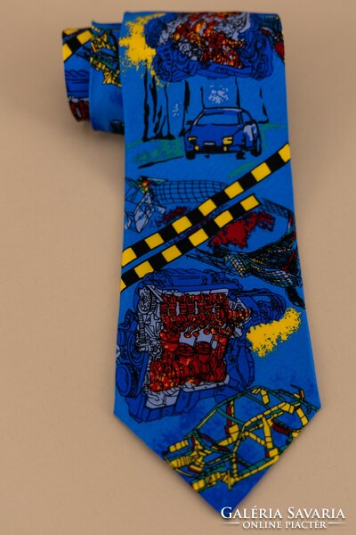 Autós, egyedi nyakkendő