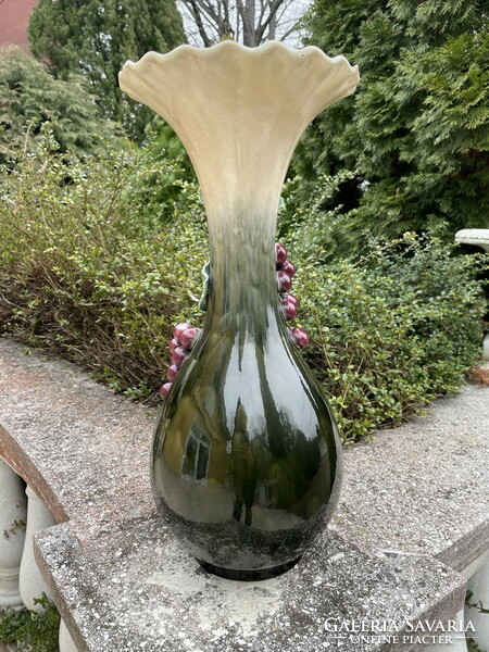 Old large majolica flower vase 50.4 cm !!!
