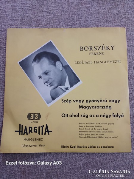 Hanglemez Hargita-Nr1080
