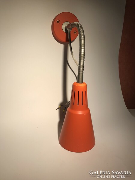 Perfect orange wall lamp from the 70s! It was never plugged in!