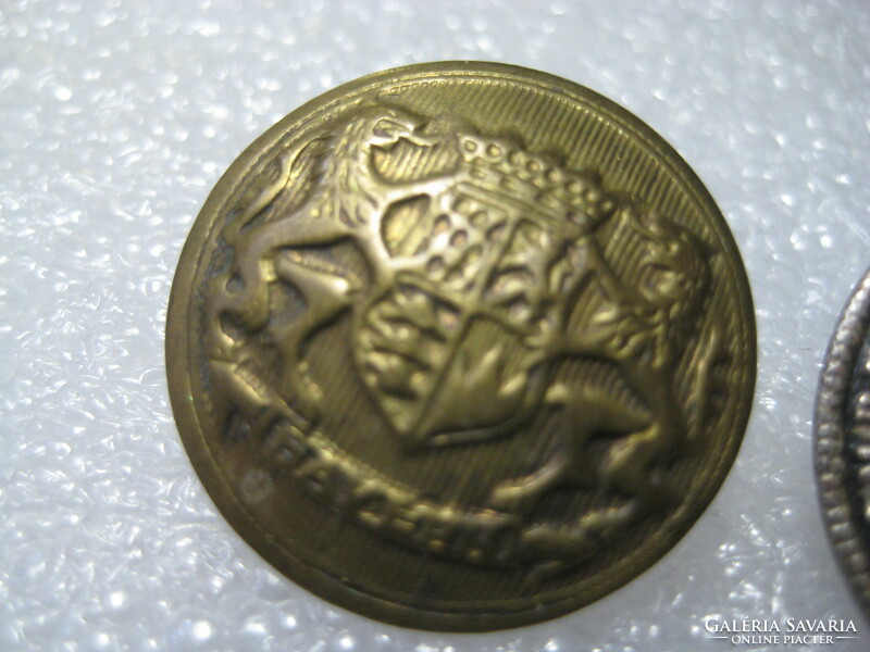 Military buttons, 2 pieces 23 mm