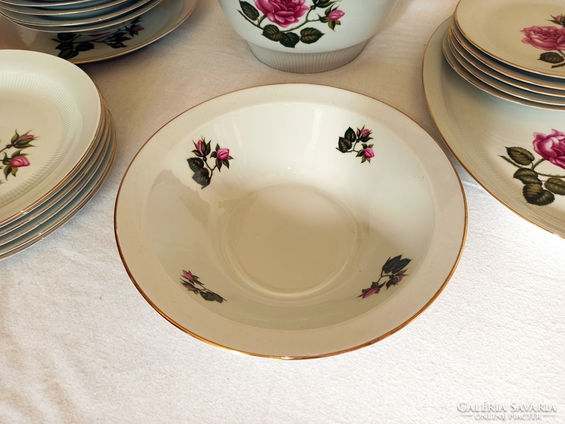 Beautiful pink German porcelain tableware