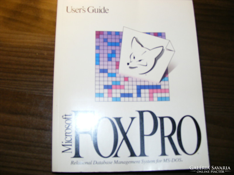 User's Guide Microsoft FoxPro Ms Dos angol nyelven