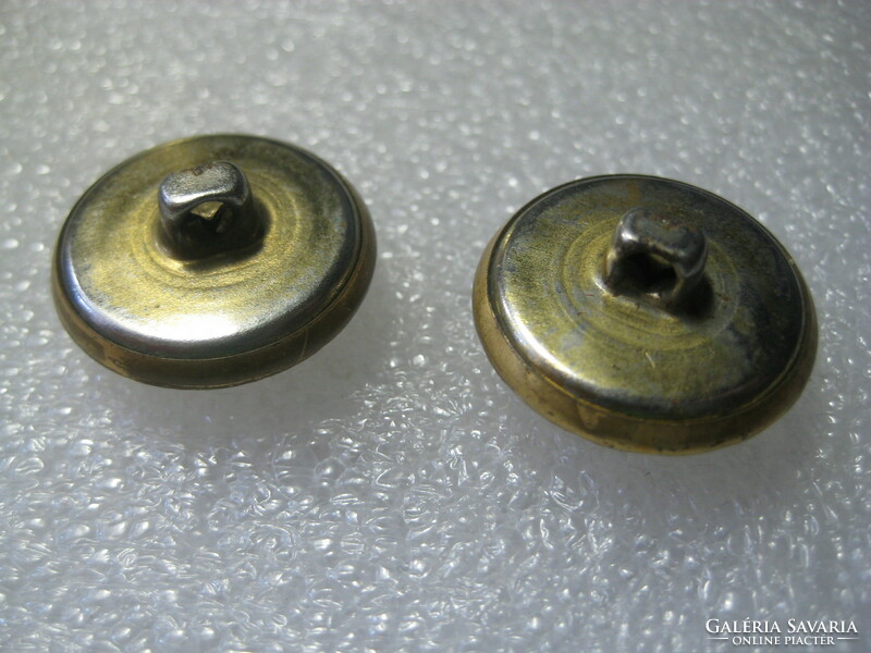 Military buttons, 2 pcs