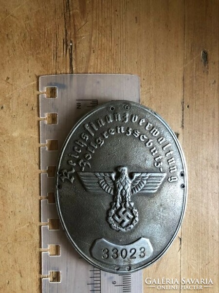 WW2  Reichsfinanzverwaltung-Zollgrenzschutz Armelschild -Customs Border Protection Shield