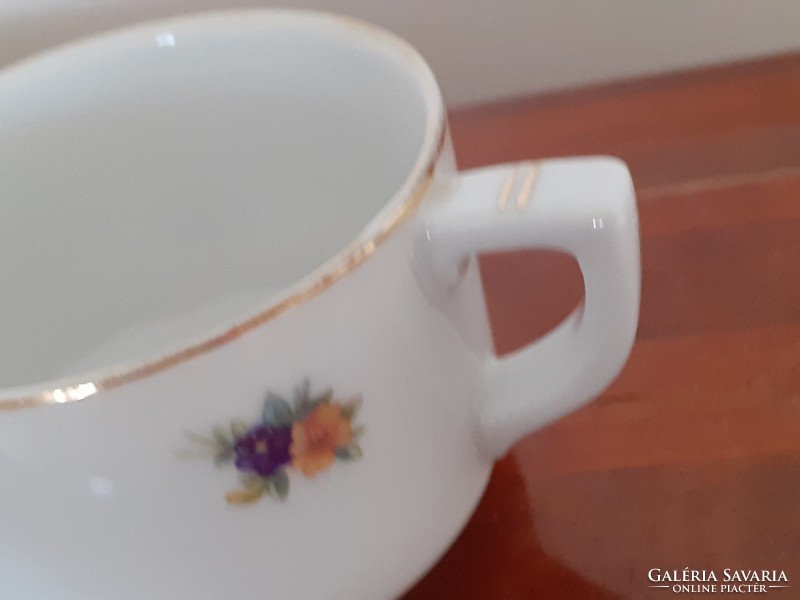 Old drasche porcelain cup mini floral vintage mug