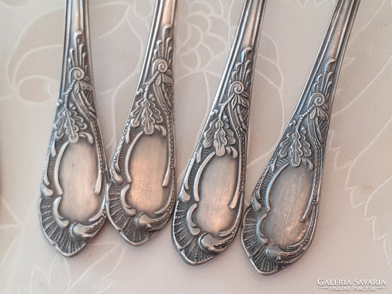 Old retro russian alpaca spoon 6 pcs