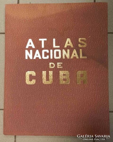 Atlas nacional de cuba 1970 Havana 1970 Cuban national atlas--huge-49x39 cm!!