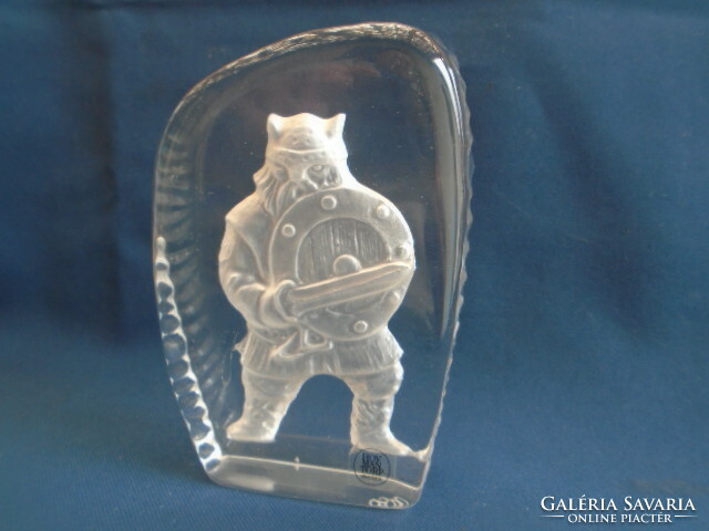 Viking made of Scandinavian crystal glass