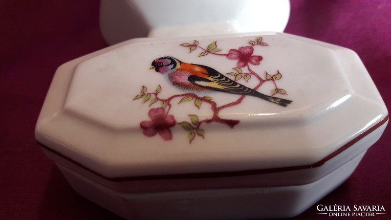 Hollóházi madaras porcelán szett (L3490)
