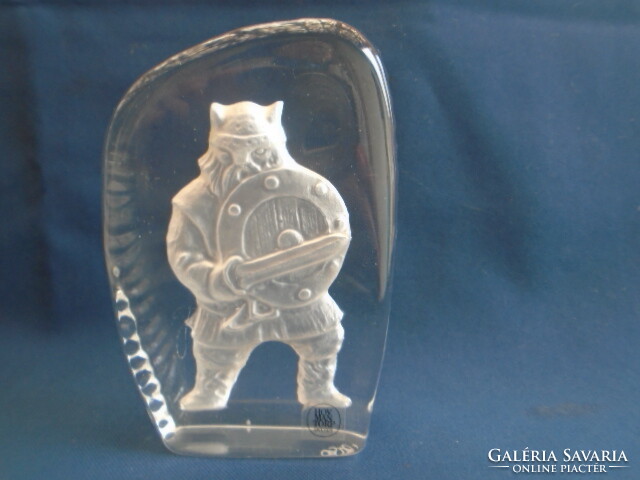 Viking made of Scandinavian crystal glass