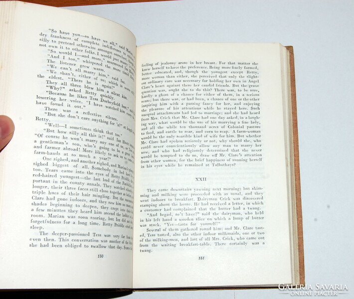 Thomas Hardy: Tess ​of the D'Urbervilles (1950) Egy ​tiszta nő - angol nyelvű regény