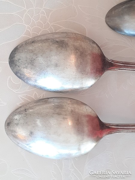 Old retro russian alpaca spoon 6 pcs