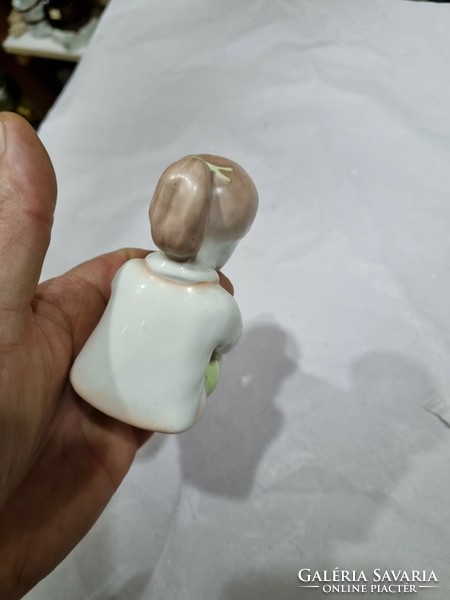Régi Aquincum porcelán figura