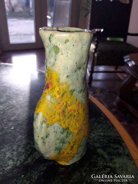 Old marked ceramic vase