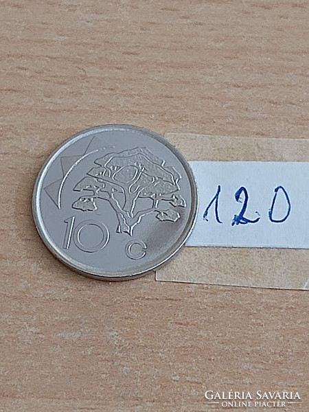 NAMÍBIA 10 CENT 1996 Tüskés tevefa, Nikkellel borított acél  120.