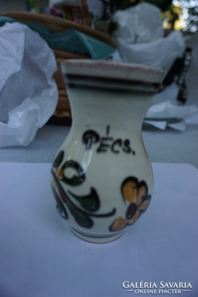 Pécs memorial ceramic wall jug with handle for sale.