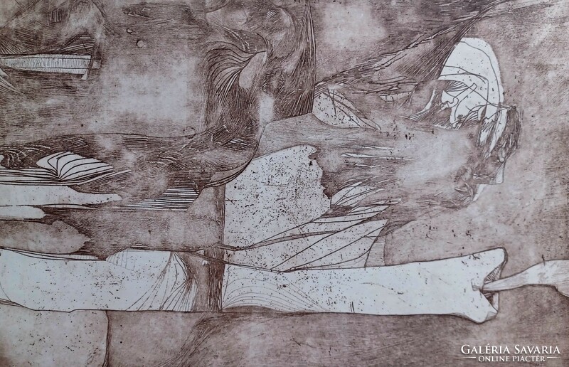 Is Ilona looking for an abstract etching?