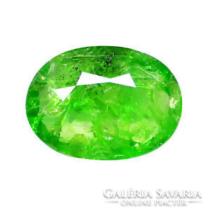 0.68 Ct natural tsavorite garnet gemstone oval cut guaranteed!!!