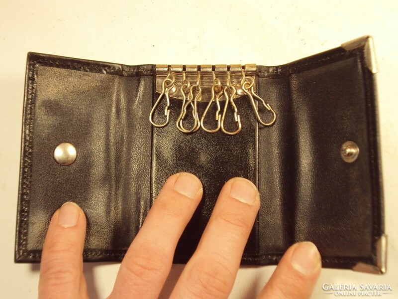 Retro faux leather key holder key holder