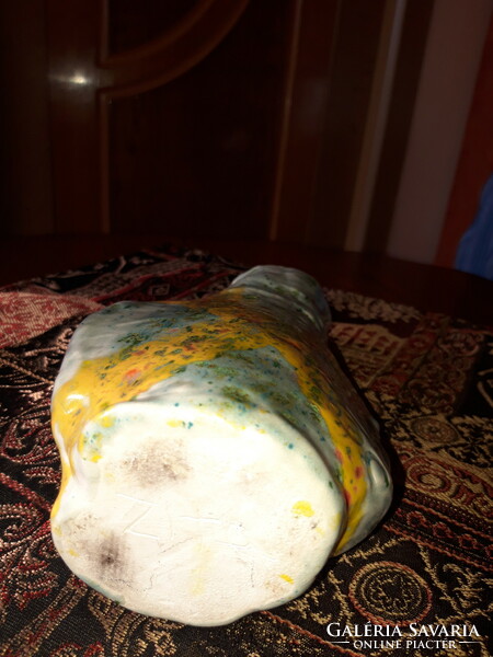 Old marked ceramic vase