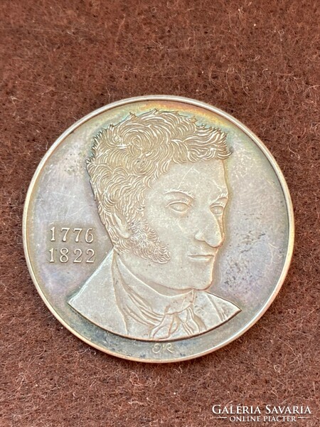 Eta hoffmann silver commemorative medal (rare)
