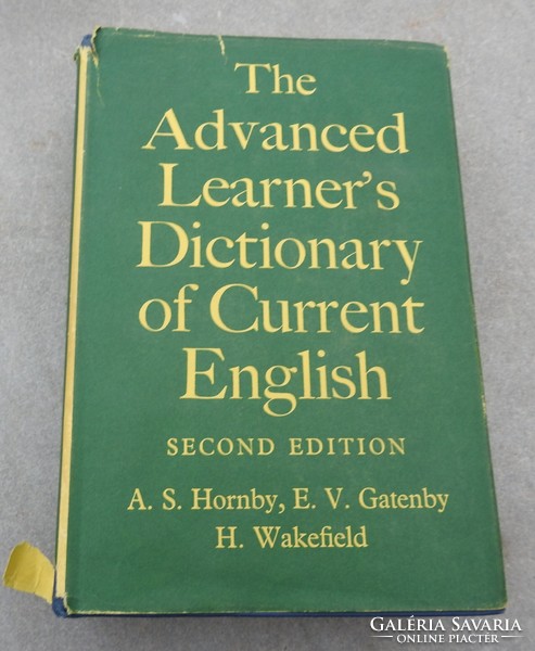 The advanced learner's dictionary of current english