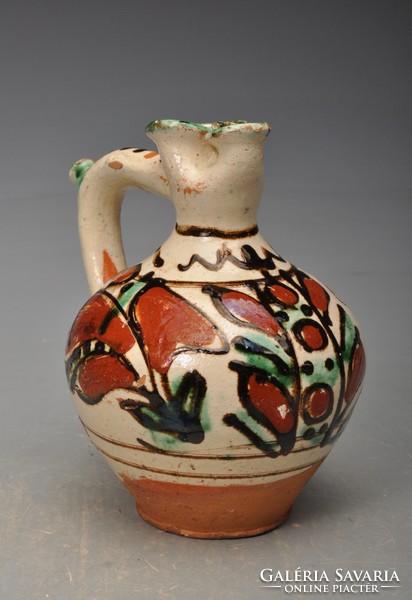 Old earthenware jar, Transylvania, customs village.