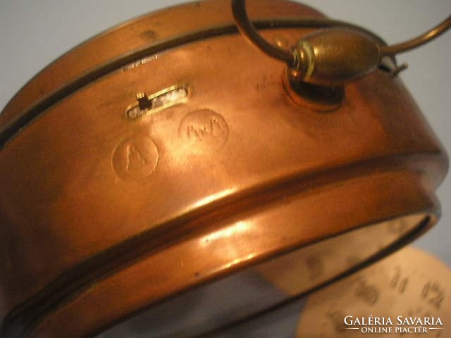 Antik bronz KOMPLIKÁLT 3 hangzású csörgő óra gyűjtői ritkaság tartalék számlappal eladó