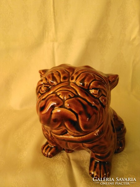 Ceramic English bulldog