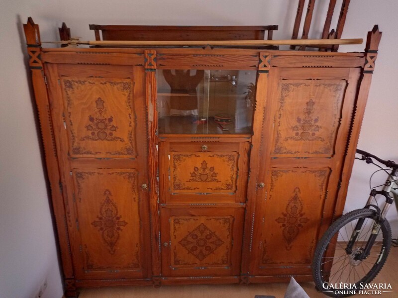 Custom-made furniture set with Hungarian motifs