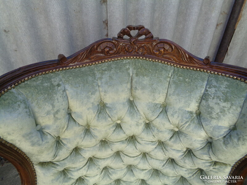 Pair of baroque armchairs